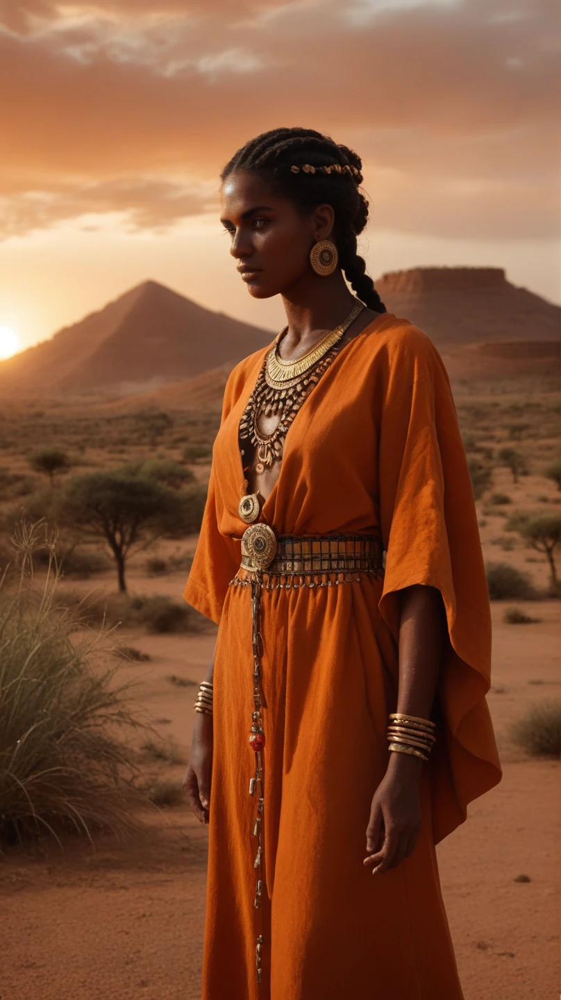 Araffe woman in a colorful bikini posing in the desert, epic 3 d oshun, Princesa africana deslumbrante, Cinematic Goddess Body Shot, tiro extremamente detalhado da deusa, 3 d render arte do caractere 8 k, arabian beauty, deusa. detalhes extremamente altos, epic 3 d yemaya, Princesa Africana, armadura tribal, trending in the artstation, Rainha africana, usando armadura tribal