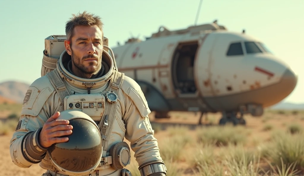 Stunning scenes from the movie in HD:「Martin」 In this masterpiece、Highly detailed CG Unity 8K wallpapers、赤い惑星火星の基地に取り残された主人公のMartinを紹介しています。Matt Damon, the star of the film, looks fierce in a real white space suit with intricate detailing.、It's a spectacular sight at the base.。The scenery inside the Mars base is in the background