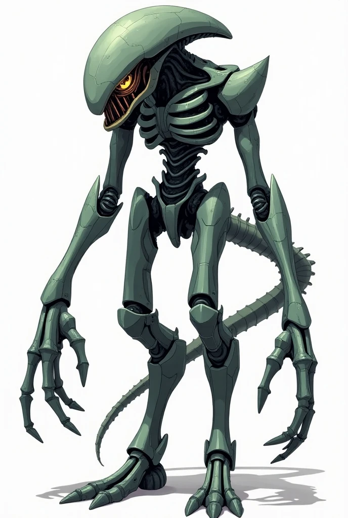 score_9, score_8_up,score_7_up, source_ anime, partial color, traditional art, masterpiece, ultra high resolution, ultra-detailed, 4K, intricate detail, hyper-detailed, highlight and shadow, volumetric lighting, highly detailed background:1.2, epic background, (Skeleton warrior, green glowing eyes, sharp teeth), (sharp claws, horrific armor), (cloud, red sunlight), (flowers, trees, grass), (purple green black colors), ((LZGH)),