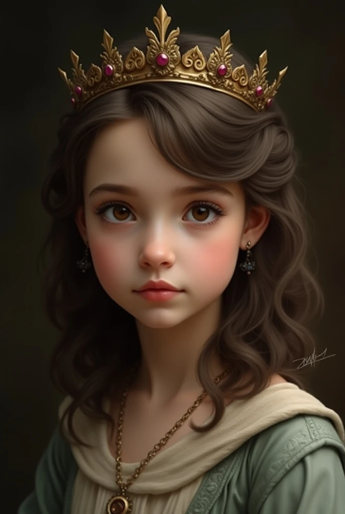 portrait of cutest Madonna baby illustration, artstation, CGI_Animation,