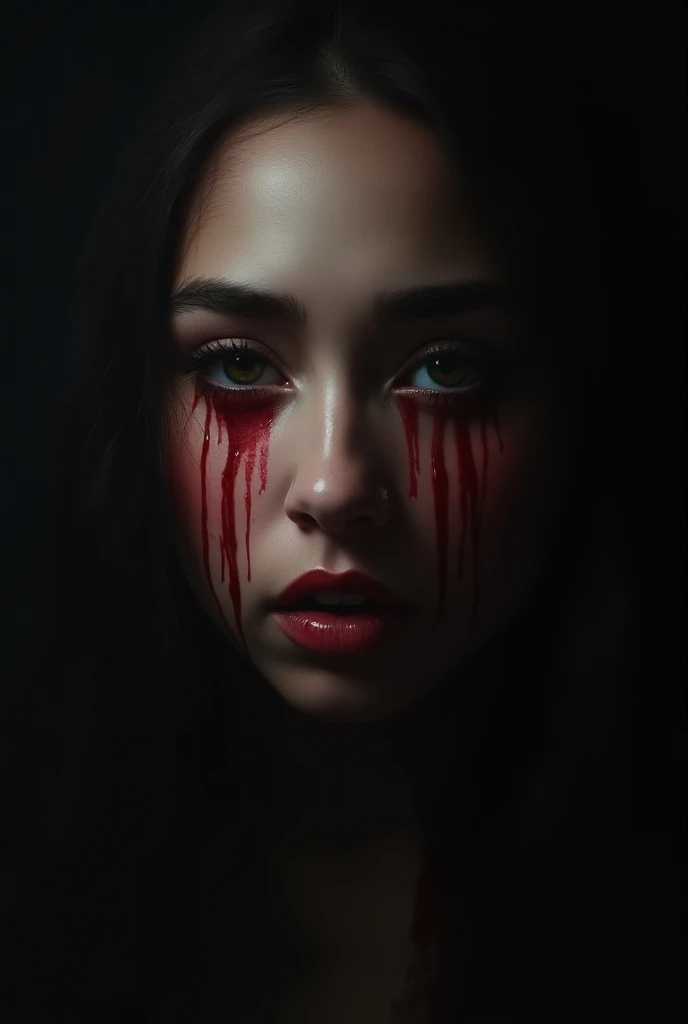 there are many women with blood on their faces in a refrigerator, inspired by Gottfried Helnwein, by Marina Abramović, horror photo, blood dripping down the head, horror photography, bleeding in the bath, bleeding audience, photography alexey gurylev, lots of blood, carmilla vampire, placed in a bloody hall, by Matija Jama