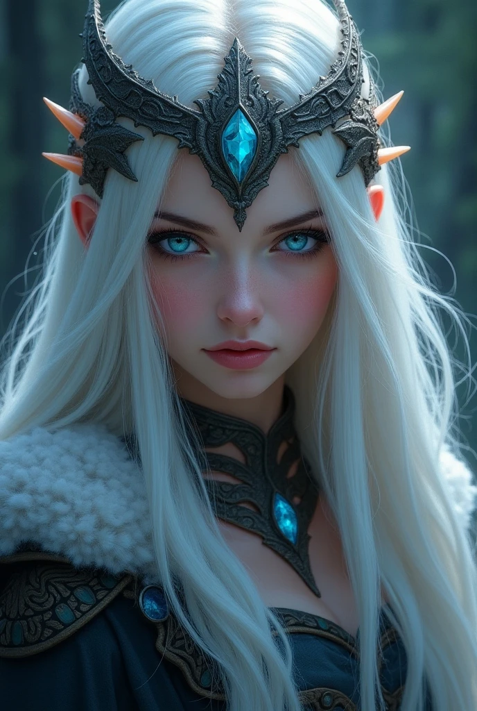 (Ultra-HD-details, discreet, emphasized-details, life-size-body, cutesie)
50mm lens
aperture opening of f/4.0
1 girl, beautiful elven maiden:1, silver elven armor:0.8, shoulder portrait, Night, Forest:0.8, Full moon, mana flow, shimmers, psychic energy, intricate details, HDR+, intricate details, Detailed Fluffy Fur, Detailed Hair, hyperdetailed, natural fur texture, detailed skin, hyperrealism, sharp
(hyperrealistic, cinematic light, depth of field)
\\ Made with ONE FOR ALL checkpoint by Chaos Experience @ https://civitai.com/user/ChaosExperience/ \\