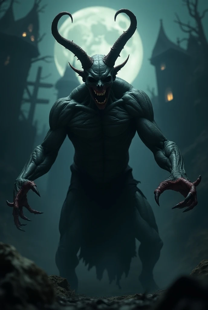 Make an image of the monster barremote mentioned in the Bible