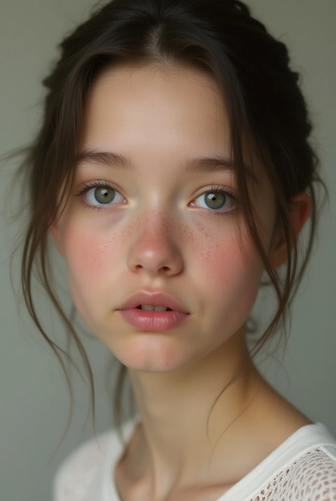 8K,Best quality, masterpiece, ultra high res, (photorealistic:1.4), raw photo, (Authentic skin texture:1.3), (film grain:1.3), (selfie angle),1girl,beautiful detailed eyes and face,masterpiece, best quality,close-up,upper bod,