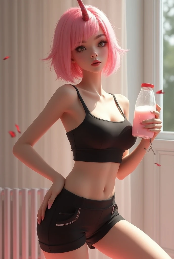 ((midynight, Best quality, 8K, tmasterpiece :1.3)), Full body lesbian, long legeocus sharp :1.2, perfect body figure :1.4, Slim abs :1.1, (, humongous large breast :1.2), (nighttime scene, the roof:1.3)), Highly Detailed Face and Skin Textur, Fine Eye, 二重まぶた,(Best quality)Delicate girl in elegant lace golden tight kini cheongsam,(Background with:Exquisite bar、Wines from different countries),Sit on the floor of the bar,,Wearing a pink tight-fitting kini cheongsam,Paired with noble pink lace,Excitation,Clean Nesare,Protruding lower abdominal muscles,Posture tension,And for《Excellent》Add a cinematic feel to your scene,(((Excellent:K cup))),((Pink hair loops,Pick dyeing、Colorful)),Wears a high ponytail,Movie lighting enhances the overall atmosphere。