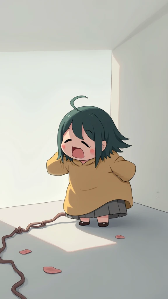 Anime. 1Girl. Cutie. Slave. Dirty tunic. Torn tunic. Slave collar. Shackles. Barefoot. Cold. Runny nose. Nasal mucus. Snot flows from the nose. Sneeze. Sneezing. Strong, desperate desire to sneeze. She sneezed. Snot flowed from the nose when sneezing. Handkerchief. Cover your nose with your hand. Blows his nose. Urinary incontinence. Urination. Urine. Strong urge to pee. She pees on the floor. She peed herself. Diarrhea. Defecation. Poop. Strong desire to poop. She pooped in her panties. She shit herself. Standing. Slave market. Sneezing fetish. Omorashi. Scat. Full height. Whole body. A high resolution. Ultra resolution.