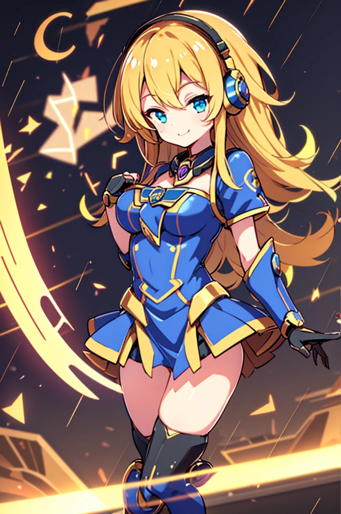 Pointing to the top right corner, outstretched arm, yelling, ((cleric)), ((breasts big))), ((Fine body)), ((Balanced Body)) ,(breasts big), ((big boobies)), (boca aberta yelling), super cleavage, ((big neckline)), facing the public, (18 years old), little clothing, work of art, 8k, model face, perfect hand, aiming, only the index finger raised, other fingers closed, sem logo, no back ground, optimus prime helmet, super detailed image, light effects, 3dcg, longye hair, ((Arched body)), ((yelling como se estivesse atacando)), ((only index finger extended), (before he showed up), ((mecha headgear)), ((super sexy)), long hair flowing, hair blue, Arched body, sexy arched pose, breasts forward,