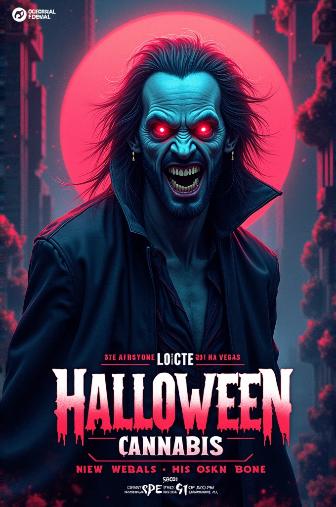 a toy figure of Vampire from a horror movie with the title "The Vampire", illustration night on package