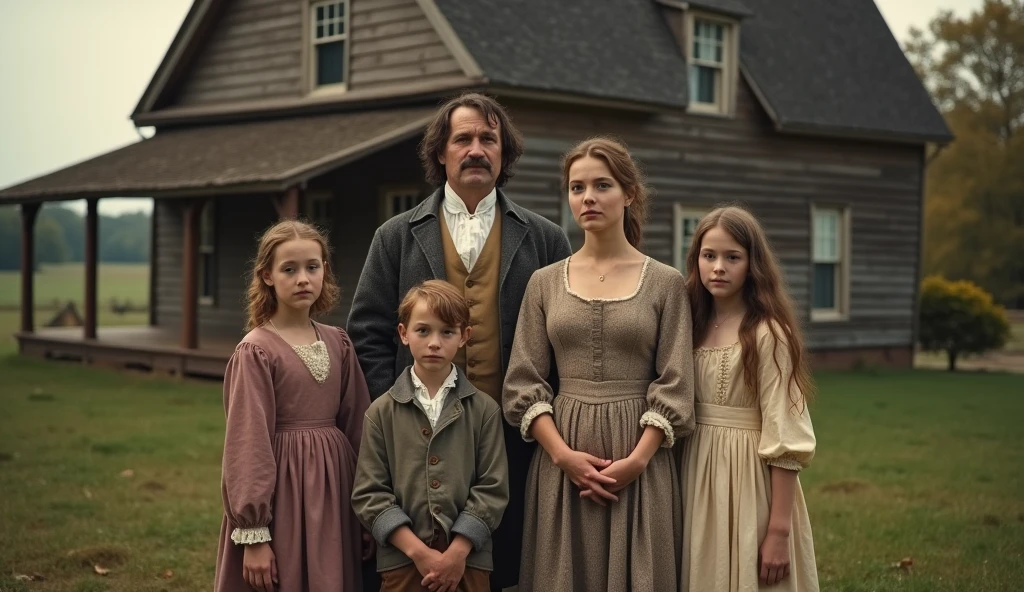Once upon a time, there was a family of four