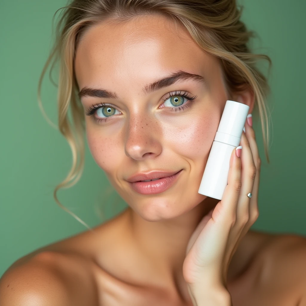 ultra detailed photo of a 25 years old beautiful woman,short straight blonde hair , thin pointy nose, ultra detailed face, beautiful big dark and light green eyes ,big eyelashes, no makeup, suntan, slender, having a shower, water falling to her breast