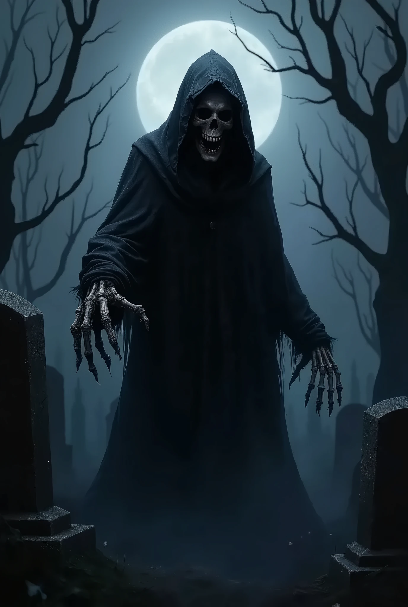 black and white halloween drawing

