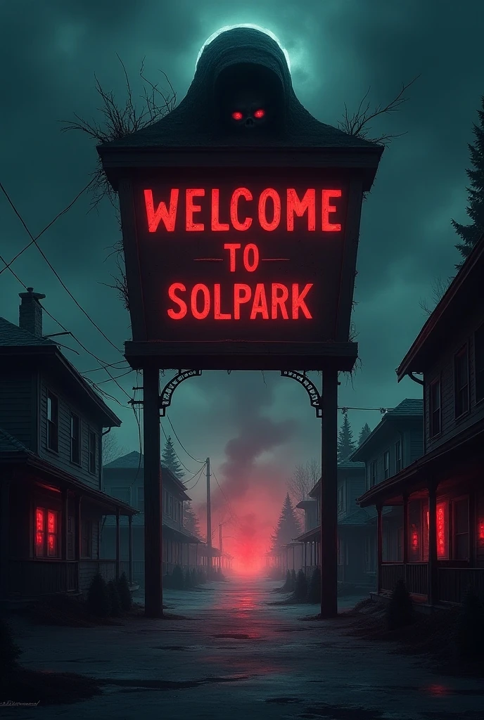 An image like an invitation card and write this text "we are going to organised a show in our server "Horror night with BGC" it's our pleasure to invite you in this show 
i hope you will grandly accept this invitation " in a horror way