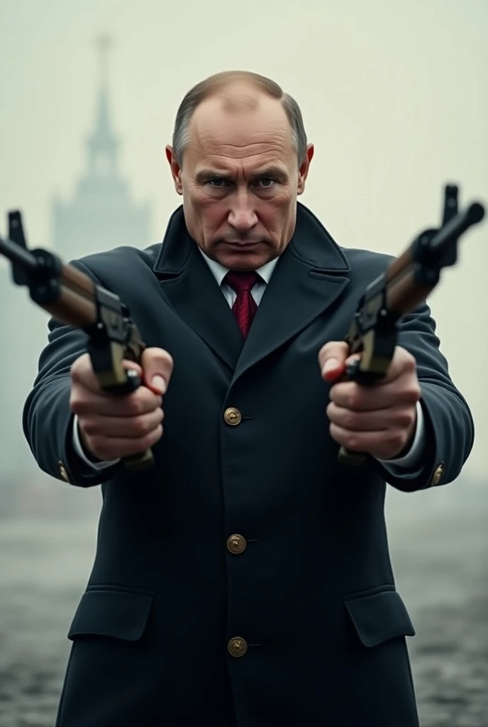 angry vladimir putin testing out pink military gear