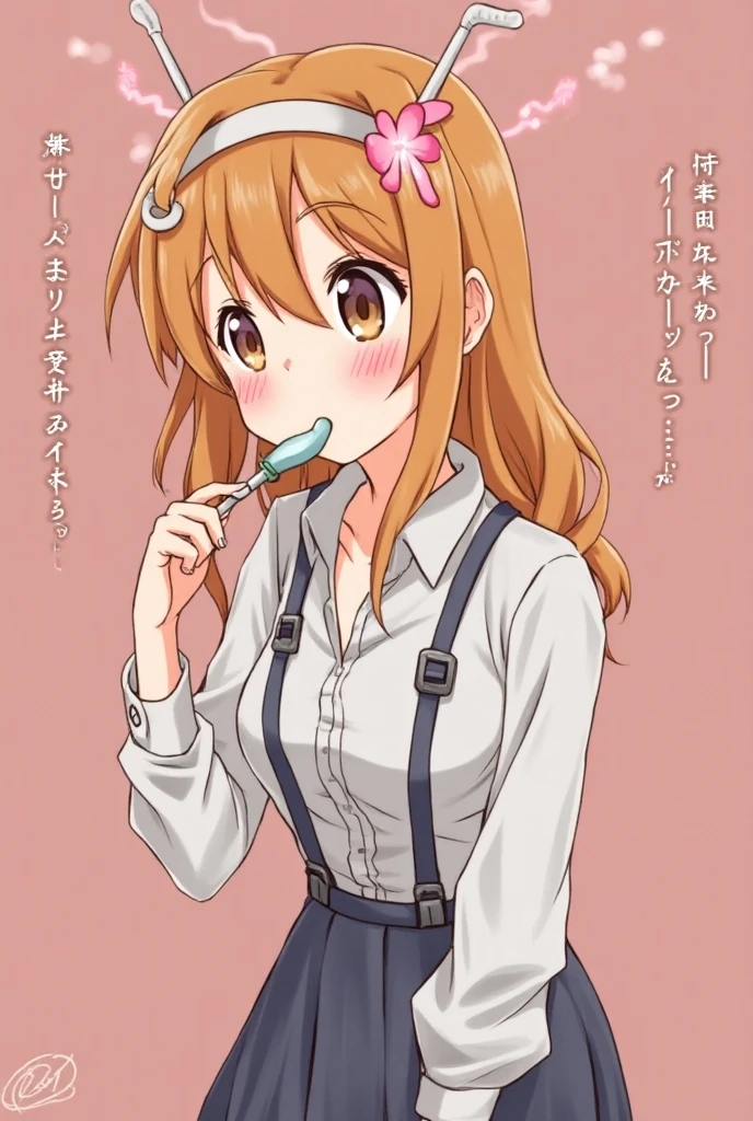 1girl, nsfw, ASAHINAMOMOKO. LIGHT BROWN HAIR, HAIR RIBBON, WHITE RIBBON, ONE SIDE UP, HAIR BETWEEN EYES, VERY LONG HAIR, PINK EYES, empty eyes, large breasts, nipple, Car Racing Circuits, frozen, (Sweating profusely, Love juice, Wet Woman, female ejaculation) crying, Naked, (1girl) Peeing, lactation, projectile lactation