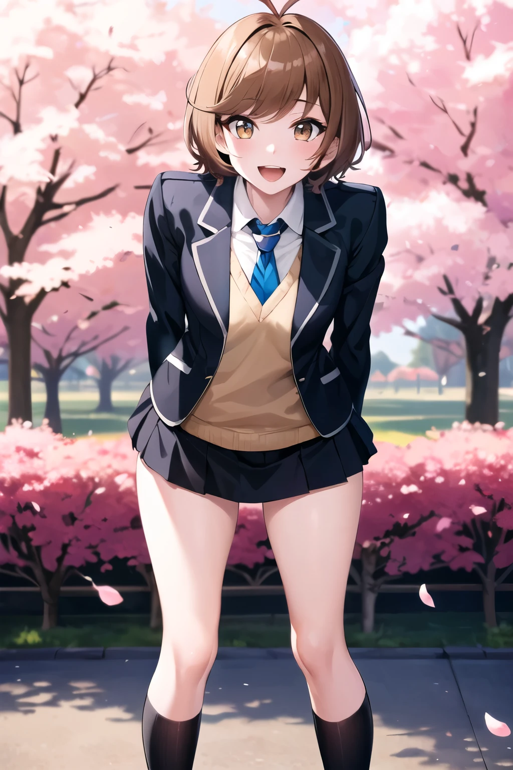 princessconnectYui, Yui, bob cut, (brown eyes:1.7), brown hair, medium hair,
break blazer, Jacket, tie, (pink Jacket:1.5), Plaid, Plaid skirt, pleated skirt, red tie, (red skirt:1.5), school uniform, skirt, tsubakigaoka metropolitan high school uniform,
break{{In the forest}},{{{{whole body}}}},(((genital hair))), NSFW, (((pubic hair))),（happy face）、（Toe to toe）、squat、pee,(((pubic hair))),（happy face）、{{{Toe to toe}}}、squat、pee、Take off your pants,ミニskirt、I can see the crotch,
break (masterpiece:1.2), highest quality, High resolution, unity 8k wallpaper, (figure:0.8), (beautiful and fine eyes:1.6), highly detailed face, perfect lighting, Very detailed CG, (perfect hands, perfect anatomy),