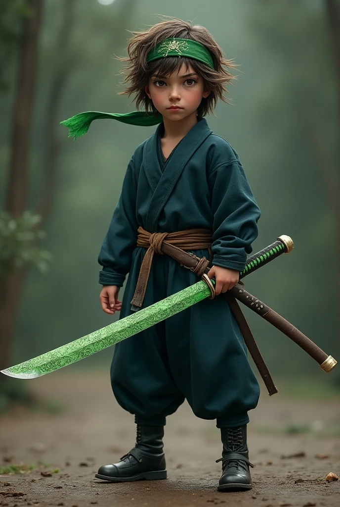 Make a drawing, bro. Put a child with a katana.