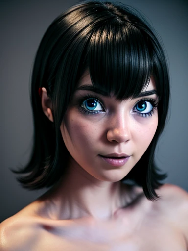 Nsfw Cute girl long black hair, Blue eyes,  , perfect detailed face,  