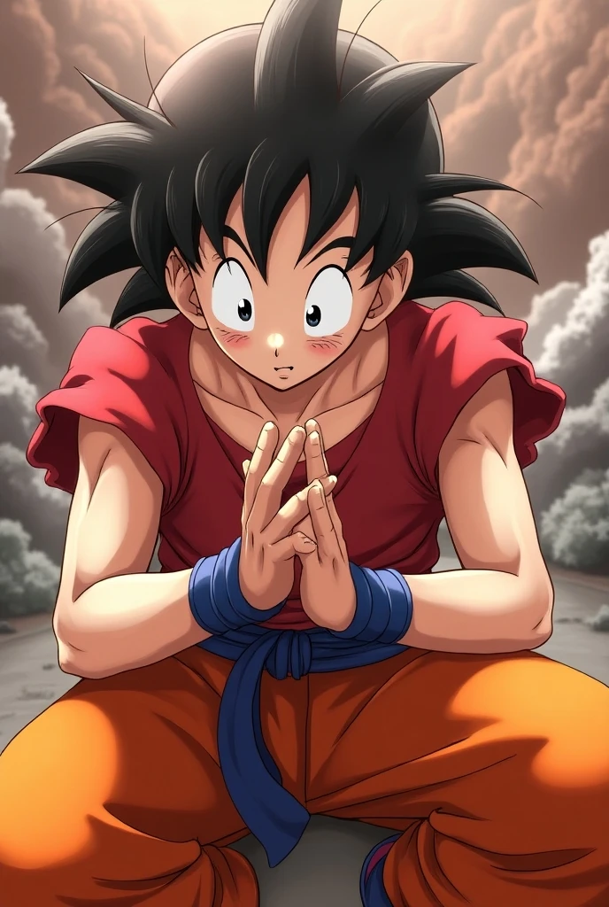 Goku giving it up all hurt