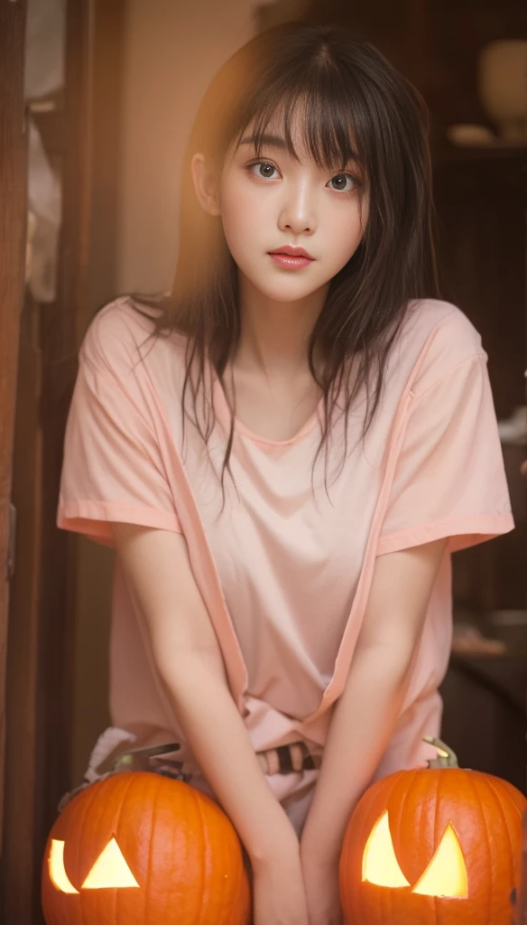 Masterpiece、highest quality、Woman 1、Super detailed、A woman looking up from directly below Black Hair、Long Hair、Blunt bangs wet hair Wet shirt、over size white shirt、Long shirt shirt lift、Lift the shirt with both hands、Lift shirt forward、Swimsuit under shirt Soft thighs ceiling