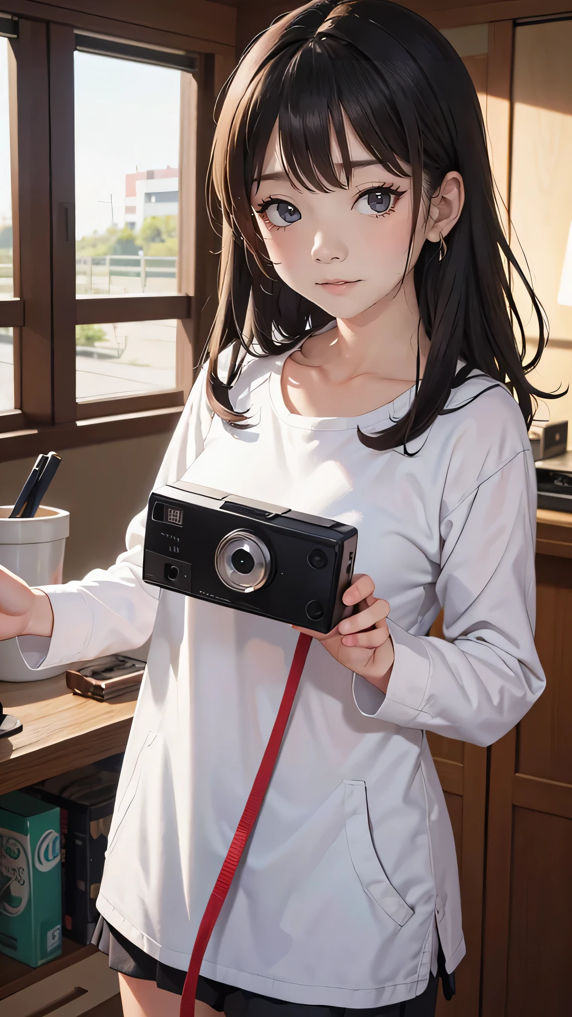 Uruchan-6500-v1.1, (RAW Photos:1.2), (Photorealistic), Beautiful detailed girl, Very detailed目と顔, Beautiful and beautiful eyes, Large file size, High resolution, Very detailed, Highest quality, [masterpiece:1.6], Awareness-raising, Very detailed, CG, finely, Highest quality, 8k wallpaper, Movie lighting 1 girl, 18-year-old, Perfect figure, 【Small Tits、Light chest】Cute droopy eyes、Beautiful big eyes、【sexual excitement:1.8】、There&#39;The light in my eyes、short hair、high school girl、[Red Chinese dress 1.5]Dynamic pose、Huge Rim Figure