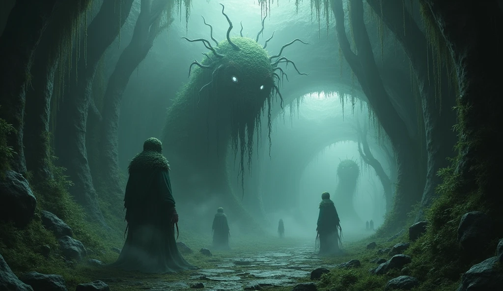 A creepy world full of creepy smiles