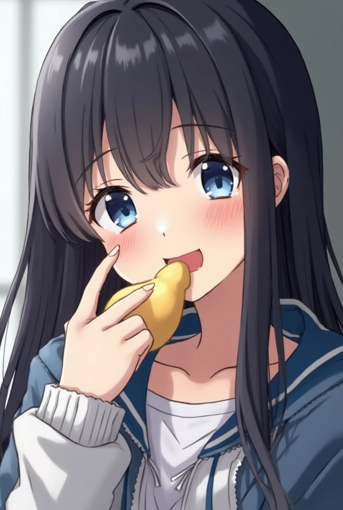 Pov、Black Gal(dark-skinned:1.2)、a sailor suit、Kamimei、blowjob 、(deep throat1.5)、mouth hold、1 boy, fellatio, penis、ultra-detailed、(8k, RAW photo, best quality, masterpiece:1.2), (extremely detailed 8k wallpaper),illustration、professional lighting,sharp focus, depth of field、
nsfw、clear eyes、perfect anatomia、girl with、15yo student、bich、hair pin、hair adornments