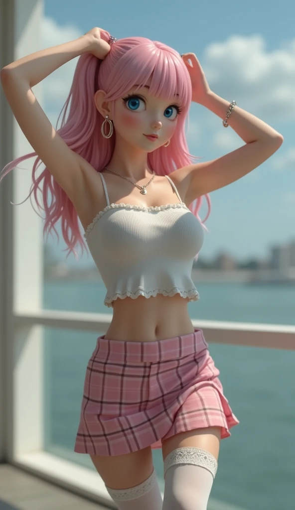 Jennie from Blackpink usando vestimenta egipcia dentro de un palacio lujoso, ultrarealista, 4k, cinemactic