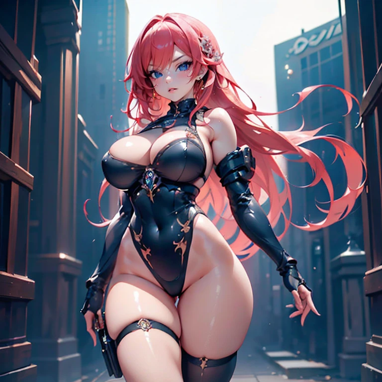 full body Waifu beautiful detailed eyes, beautiful detailed lips, extremely detailed eyes and face, longeyelashes, 1girl, sensual, young woman, sexy medium / large breasts, beautiful feminine face, nice sexy thighs, slim, sexy, erotic, beautiful fashion clothes, perfect body, perfect anatomy of female, cinematic lighting and framing, (best quality,4k,8k,highres,masterpiece:1.2),ultra-detailed,digital painting,portrait,glamorous,highly detailed,soft lighting, vivid color tones ((masterpiece)), ((best quality)), (ultra-detailed) (Best Quality,4K,8k,High resolution,masterpiece:1.2), Super detailed, 超High resolution, , Huge breasts, Large Breasts, Curvy, Mature woman, evil, combat suit, seductive anime girl, badass anime 8 k, beautiful alluring anime woman, 4k anime wallpaper, attractive anime girl, guweiz on artstation pixiv, extremely detailed artgerm, guweiz on pixiv artstation, anime goddess, 