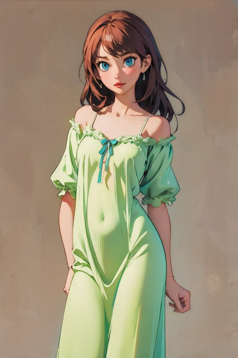 (masterpiece:1.4), (Best Quality:1.4), ( Kampala:1.4), Wendy Darling, Nightgown ,Background: ren&#39;s room