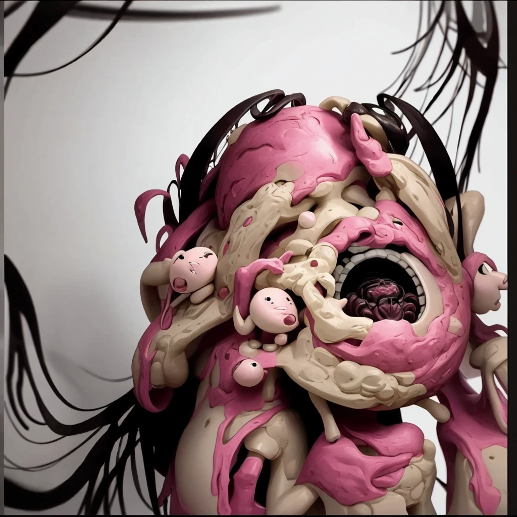 (((Erotic and grotesque:1.7))), (Frighten:1.5), Glamorous woman, Melted clothes, (In the stomach of a living thing), Being swallowed, Mucous membrane attached to the body, Mucous membranes that invade the genital area, Cut a hole in the stomach to expose the innards, Red background, Complex shapes, (Distorted mucous membrane), Slime \(substance\), masterpiece, (Highest quality, Very detailed), ((Precise depiction)), Melting Body, (Bloody body:1.3), anatomy,(Browsing Caution),Vomiting bodily fluids,Prying open the genitals and penetrating the mucous membrane, Ultra grotesque, Slimy texture,),bleeding from the genital area,,,,Mucous membrane entering the mouth