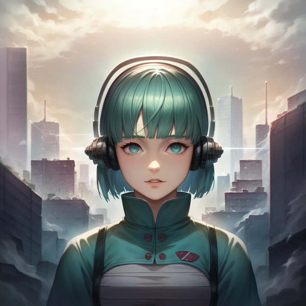 Anime girl wearing headphones looking out the window at the city, Lo-fi Girl, Anime atmosphere, Lofi Artstyle, Anime Style 4k, Anime Aesthetics, Nightcore, Lo-fi feeling, Lofi Art, anime art wallpaper 4k, anime art wallpaper 4k, anime wallpaper 4k, anime wallpaper 4k, An atmosphere of praise, Kaisei and Artgelm