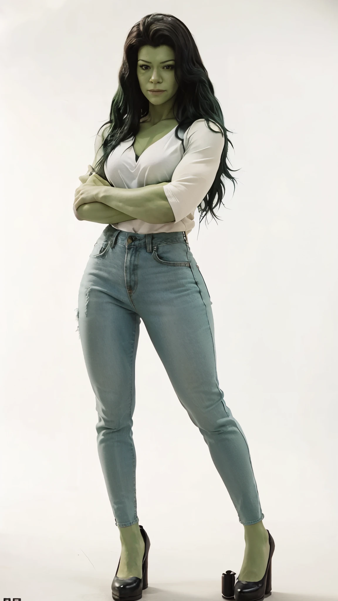 She Hulk,  extremely realistic , very beautiful,  extremely realistic  