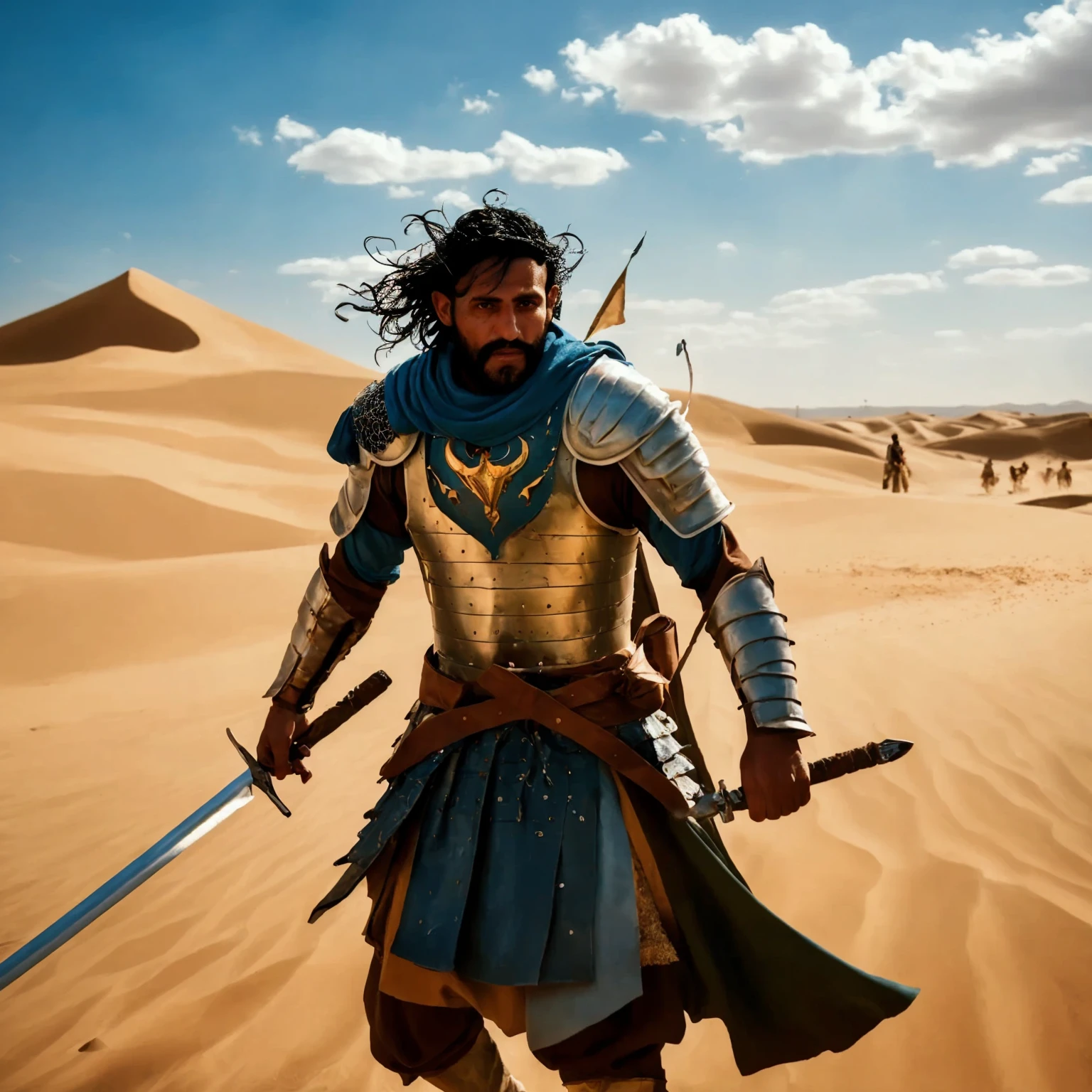 (masterpiece, wide angle,  cinematic construction shot ,  extreme Arab man , highly detailed background:1.2),Volumetric lighting,dispersed under the surface,dynamic pose,( special effects , Hue,  halo of imagination ),(High quality:1.4),(Best quality:1.4),(masterpiece:1.4),formal art,Official background,surreal,(detailed landscape:1.1),(  eccentric atmosphere  :1.1),( powerful energy :1.1),Bright colors,(detailed:1.05),(extremely detailed:1.06),sharp focus,(complicated:1.03),Cinematic lighting,(extremely complicated:1.04),(Decorated :1.09),  environmental scientist in a controlled climate dome ,  Regenerating terrestrial ecosystems ,  working with nanotechnology to purify air and water , . Her dedication glows as brightly as the surrounding sunny areas.