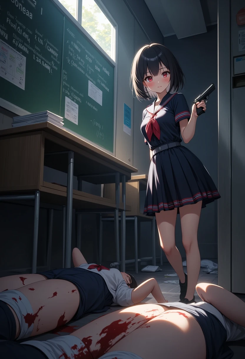 (( 
 
Shibuya rin ,  , seriously, Girl, pov, hetero, )), (back shot, from behind), (( sex, pov doggy sex , cum, panties, skirt lift, knife, gun, blood, angry, tears, red magic circle tattoo,  )), (ultra detailed breasts, breasts skin texture, ultra enormous gigantic breast expansion, detailed large breasts, ), (looking at viewer), 