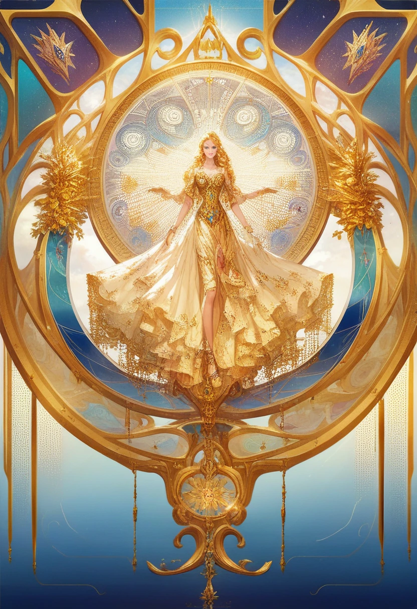 Zodiac sign Sagittarius, Gold and elegant tones