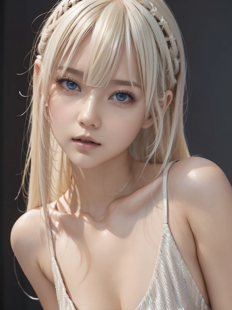 highest quality、8k Masterpiece、超A high resolution、(Photorealistic:1.3)、RAW Photos、1 girl、Silvery white hair、Glowing Skin、1. Super-beautiful Cyberpunk Soldiers、((Ultra-realisticなディテール))、Portrait、Global Illumination、Shadow、Octane Rendering、8k、Super sharp、Beautiful etal、Cold colors、、Very intricate details、Realistic Light、CGSoation Trend、Beautiful Eyes、Shining Eyes、To the camera、Neon Details、1 girl, happy, woman, thin, Healthy Body, Ultra-realistic, Fully detailed, Bright Eyes, Completely naked ght, Extremely beautiful, smile, Very detailed, Black Short Hair, Upper Body、Super Beauty、Portrait、Global Illumination、Shadow、Octane Rendering、8k、Super sharp、beautiful and big breastsEyes、Shining Eyes、To the camera、Neon Details、Big Ass、15age