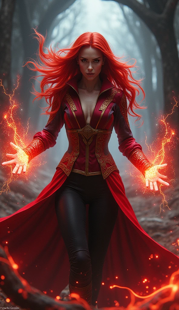 Wanda Maximoff, Red hair, , Marvel, Scarlet witch