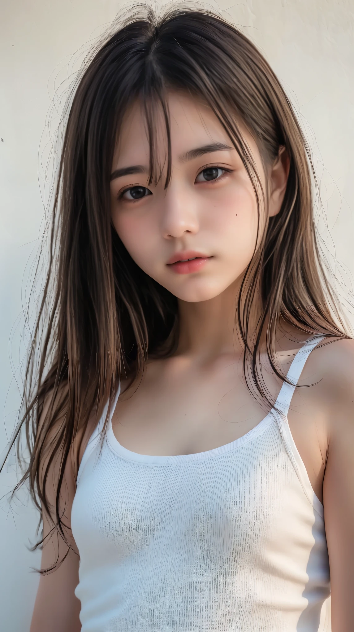 (8k, RAW Photos,  best quality ,  Kampala:1.1), (超Realisticな:1.4),(Realistic, Realistic:1.3), 18 years old, teenage, Japanese Beauty, Rhythmic Gymnastics Club,  rhythmic gymnastics uniform, (( upper body:1.3)), (Gaze at the viewer:1.2), (Beautiful small face,  beautiful eyes, High nose, Moisturizing Lips,  cute colored lip gloss ), ( toned waist ), (Beautiful breasts), ((Beautiful Skin)), ( body line like a model), (((Japanese and European half ))), ( detailed eyes and faces that resist tentacles:1.3, Professional photography, Accurate Shadows), ( Perfect Anatomy:1.2)