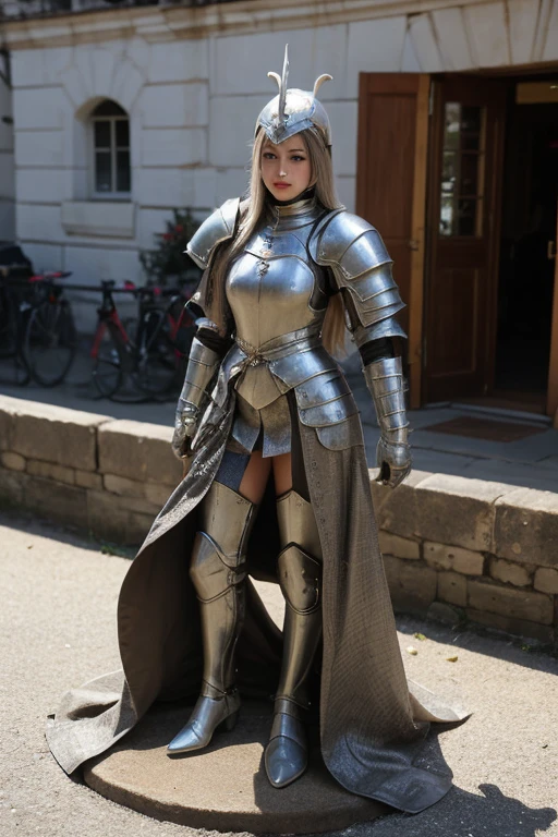 Photo of beautiful female knight,fantasy
