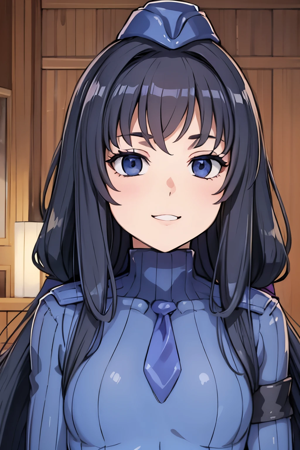 masterpiece, highest quality, (highest quality), (best illustrations), 8k,face close up,bedroom,In the bedroom,perfect fingers, DOLLSUIT,black DOLLSUIT, {{{masterpiece}}}, {{{best quality}}}, {{Super detailed}}, {{very delicate and beautiful}},smile,{{{best quality}}}, {{Super detailed}}, masterpiece, highest quality, (highest quality), (best illustrations), 8k,{{{masterpiece}}}, {{{best quality}}}, {{Super detailed}}, {{{best quality}}}, {{Super detailed}}, ui(blue archive)