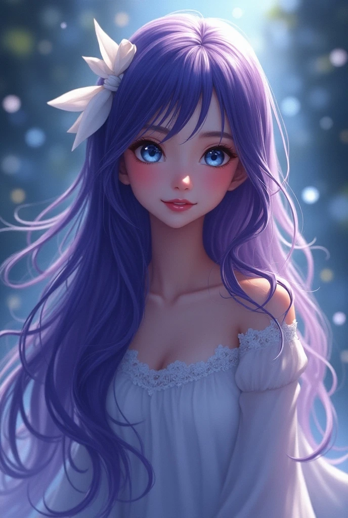 magic maiden , 1 Girl , long hair, blue eyes,white hair,18 years old ...