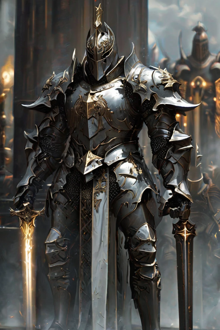 Heavy armor knight Paladin Templar Holy Knight Fetish male men gay dark evil knight Paladin