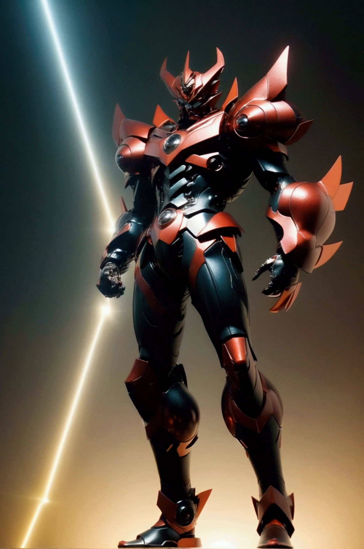 Humanoid Mecha, Fully enclosed shoulder guards, Matching arm and leg guards, whole body, Full Armor, Super Robot, Robust and agile design, ( the concept Inspired by Super Robot, Lion concept chest armor, Temporarily stop, Standing, Floating above a futuristic sci-fi city), Exquisite and mature art style, (Aura effect, Energy, Glowing Eyes, Armor Shines), ((ＳＲＳ)), metallic, dramatic, High resolution, Best Quality, High resolution, Very detailed, Ultra-fine painting, Very delicate, professional, Perfect body professional potion, Anatomically correct, Symmetrical face, Very detailed目と顔, High quality eyes, creativity, RAW Photos, 超High resolution, 32K, Natural Light, Cinema Lighting, masterpiece-anatomy-perfect, masterpiece:1.5