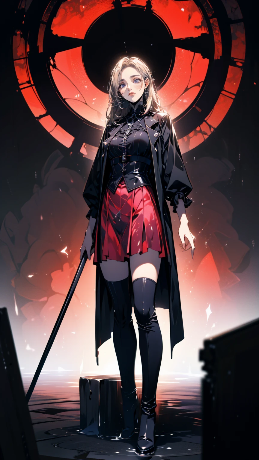 Shaded face　、beautiful girl、とてもcute天使、Pink Gothic FaShion、cute、baby face、Smile、Long Skirt、Black long bootS、.(HigheSt quality,4K,High reSolution,maSterpiece:1.2), very detailed ,RealiStic:1.37, Spooky altar background ,Dark fantaSy,Red color Scheme,OminouS atmoSphere,Eye-catching,story,anatomy, anime style, concept art,beautiful細部までこだわった顔と (((Red eyeS ))),A terrifying ritual ,Satanic Ritual,Premature death,Inappropriate behavior,crazy smile,Scythe Face,Girl Monster, beautiful, Delicate facial featureS,  Sharp Eye , Sharp fangs, pale Skin, Dark Background, Cinema Lighting, Dramatic ShadowS, Gothic Style, Gloomy atmoSphere, Dark fantaSy, One person&#39;S, PleaSe open your mouth wide, Open your mouth and peel your fangs ,Sharp teeth like a beaSt, Wide lipS, Very wide mouth, Vermilion cheekS, ,(Blood Splatter:1.4),Scary Smile, Smile,Angel DeSign, TwiSted Smile、Bloody、Head bleeding,,,,,、Blood Splatter、,(Blood Splatter:1.4),Skull,Devil&#39;s Spear,Horror Style, ((FantaSy Sweet Ta Frill Pink CoStume)), ((Flowing blonde hair)), ,(Blood Splatter:1.4),Female curveS, Sexy flat Stomach, Perfect handS, Perfect anime face, (Pink Tata DreSS)), Are Standing, ((Evil smile)), ,(Blood Splatter:1.4), Steam circulateS, Moonlight Illumination, night lighting, (Blood Splatter:1.6),Anime Angel Design, TwiSted Smile、Bloody、Head bleeding,,,,,、Blood Splatter、,(Blood Splatter:1.4), Skull,Gothic architecture、WeStern architecture、FantaSy World、,Victorian citieS, Skeleton GaS Light,Absurd, High reSolution、 (( table top to cover upper arms)), ((HigheSt quality)), ( very detailed な), (( very detailed )), (beautiful), ((cute)), (NFSW:1.8), Alone,(:1.6)、(world&#39;The moSt terrifying and creepy demon girl:1.5)beautiful face、Full body Ezbian、pale, beautiful肌、beautiful金の髪、Smile gently、Dark building ruinS、(Snow white&#39;Frill dreSS:1.3)、(The dark ruinS are Stained with blood:1.3)、Low angle full body Shot、(The girl is standing in a pool of blood:1.5)、(The ground iS :1.3)、(The girl loSt a lot of blood....:1.3)、(crazy smile:1.6)、SpiritS、(Blood dripping from the mouth:1.3)、
