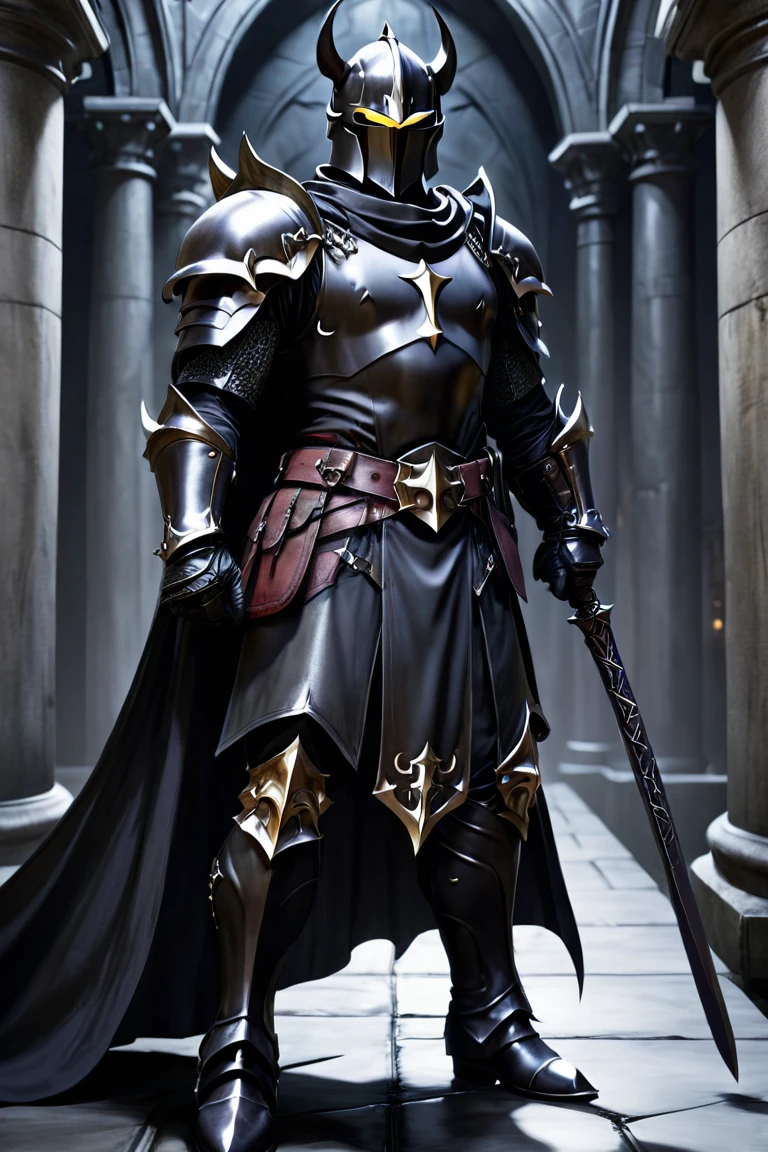 darkHeavyarmorknight darkPaladin Templar darkKnight Fetish male men gay darkevil darkPaladin dark style