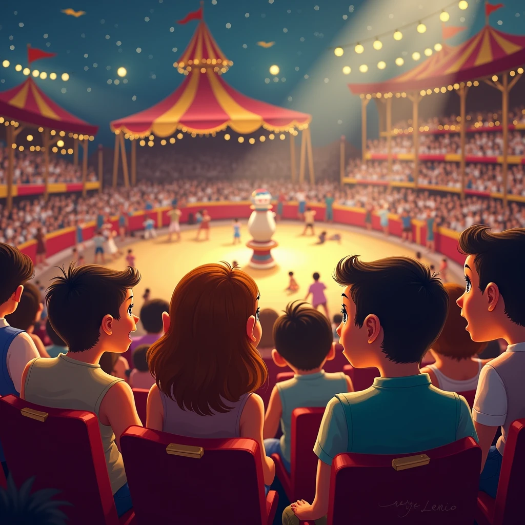 Circus, The audience seats are filled with people from different age groups, with smiles and surprises on their faces. The children widened their eyes and watched each performance with complete concentration; Adults reminisce about their childhood and enjoy this rare relaxation and happiness.