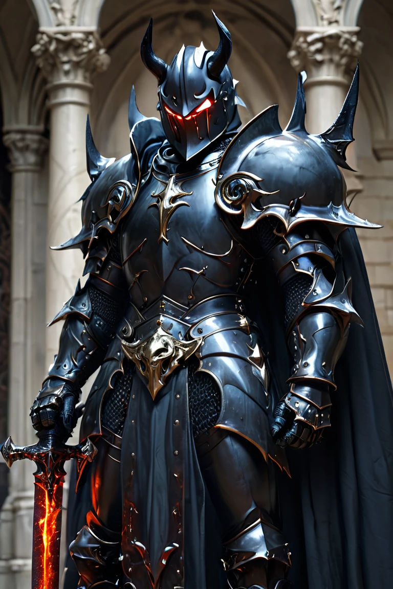 darkHeavyarmorknight darkPaladin Templar darkKnight Fetish male men gay darkevil darkPaladin dark style