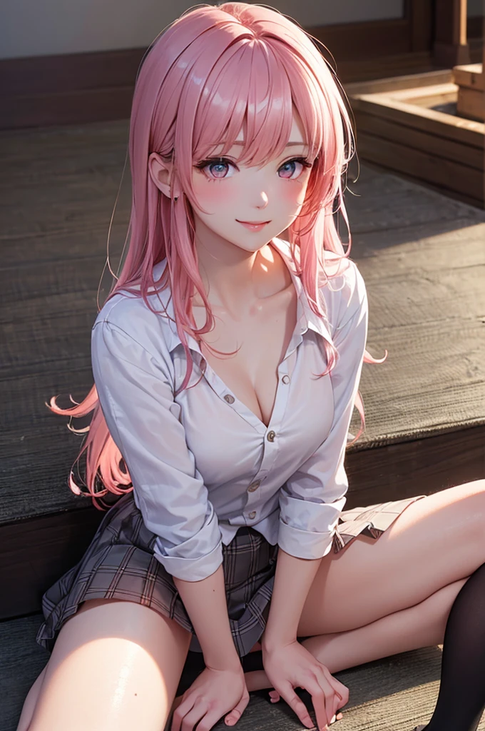 Masterpiece, Top Quality, Highly Detailed, High Resolution, Expensive Resolution, High Resolution, 4K, 8k, Unity 8k Wallpaper, Highly Detailed CG, Masterpiece, 2D, 3D, Beautiful Details, Depth, Fine Texture, Top Quality: 1.3, Perfect focus, Clear skin, Him, Very cute anime girl, Casual style, Heavy rain while meeting him in the park, Her whole body is soaked with rain and her white blouse is transparent, Her hair is also soaked and dripping with moisture, Her bra is visible through her clothes.From the knee up, Big breasts,Mini skirt, standing figure, Soaked by heavy rain,Mole under eye, Looking at the viewer, Expensive, Blush, Mole, Open lips, Heart, Pink eyes, Choker
