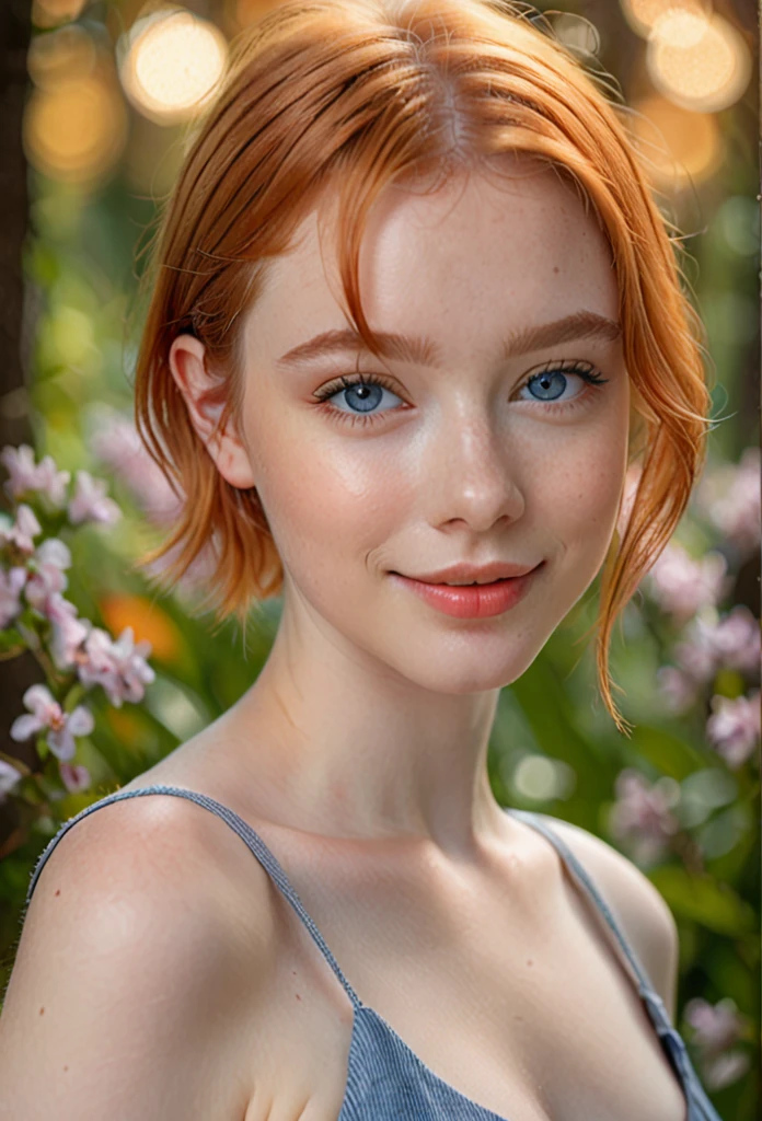 a beautiful young woman with short natural orange hair, detailed face with beautiful natural blue eyes, delicate facial features, casual flirtatious mood, happy, smiling, delicate breasts, forbidden sweetheart 

Wearing various different sexy and cute outfits

High Definition RAW Photography, 16k photography, (best quality,4k,8k,highres,masterpiece:1.2),ultra-detailed,(realistic,photorealistic,photo-realistic:1.37),HDR,UHD,studio lighting,ultra-fine painting,sharp focus,physically-based rendering,extreme detail description,professional,vivid colors,bokeh