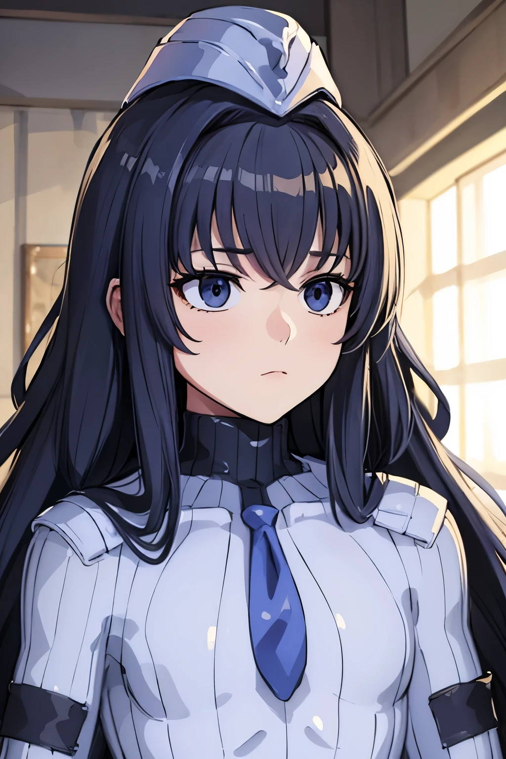 masterpiece, highest quality, (highest quality), (best illustrations), 8k,on the bed, {{{masterpiece}}}, {{{best quality}}}, {{Super detailed}}, {{very delicate and beautiful}},{{{best quality}}}, {{Super detailed}}, masterpiece, highest quality, (highest quality), (best illustrations), 8k,{{{masterpiece}}}, {{{best quality}}}, {{Super detailed}}, {{{best quality}}}, {{Super detailed}},face close up,DOLLSUIT, ui(blue archive)